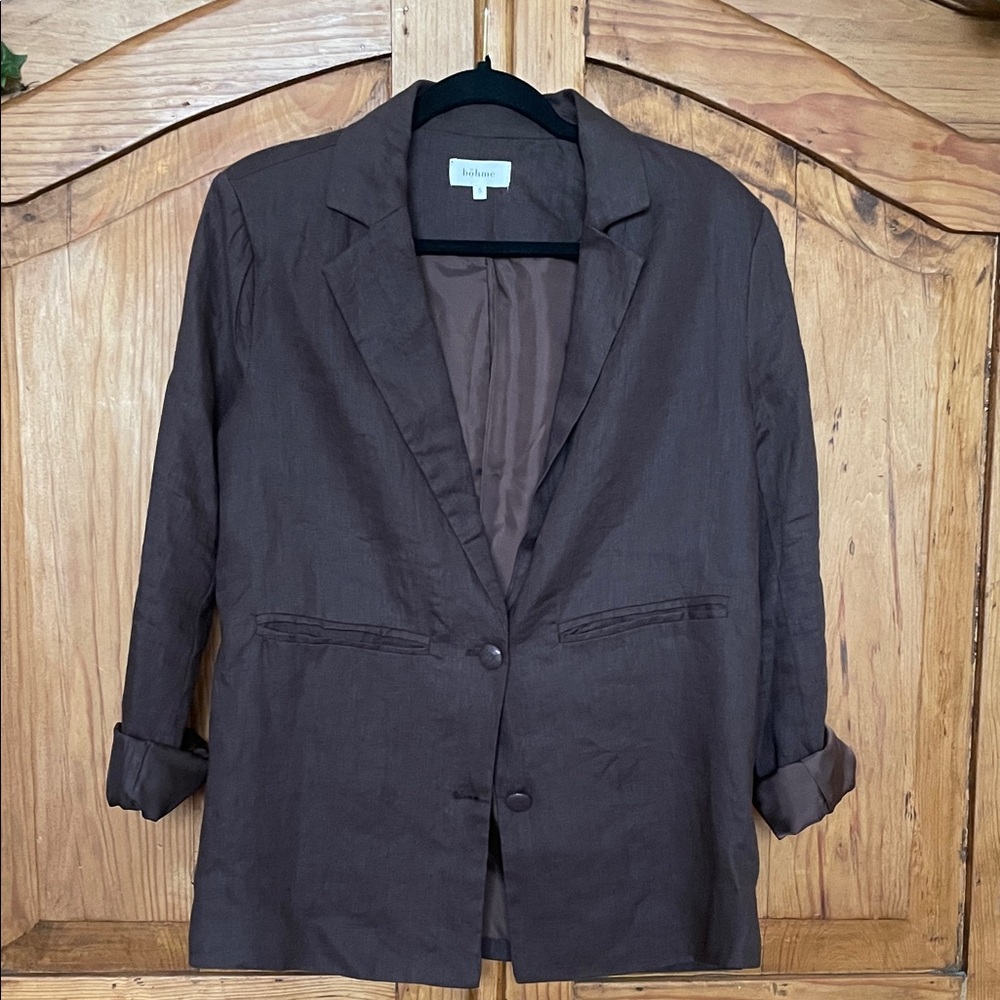 Böhme Adella Linen Blazer